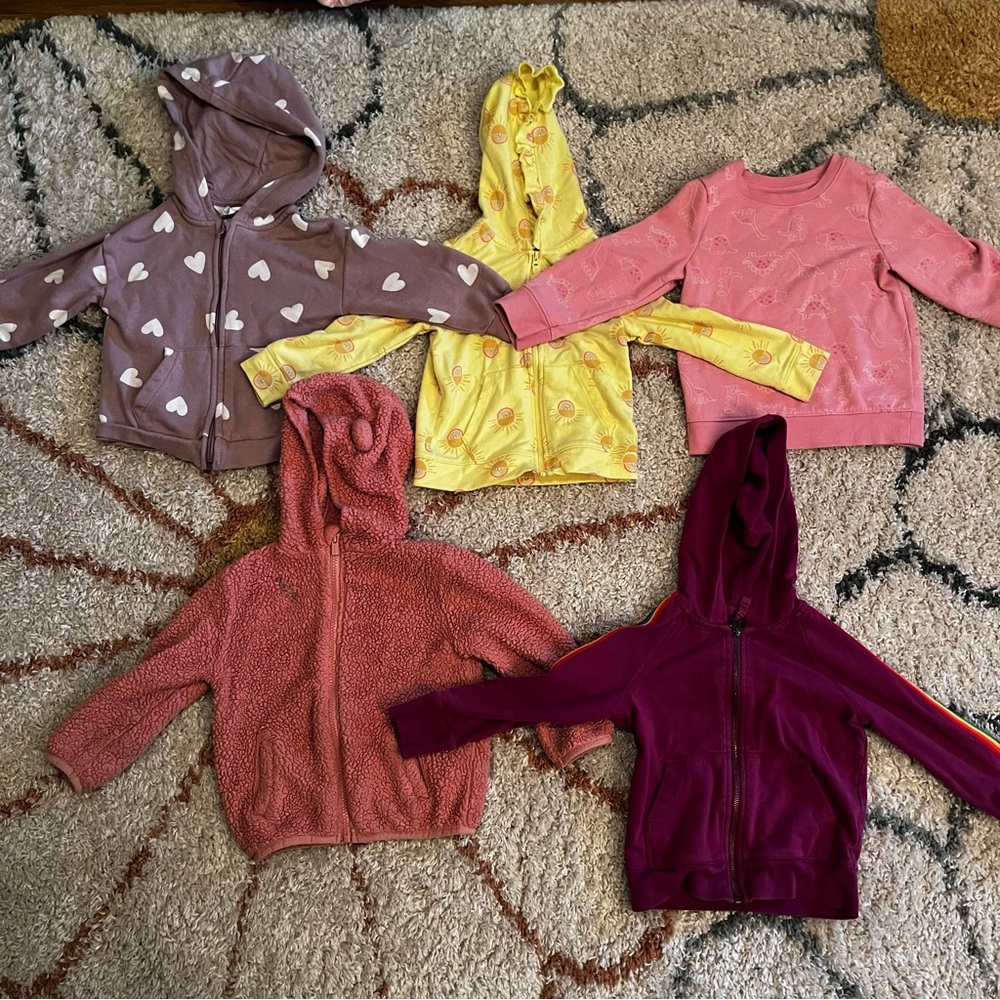 Toddler Girls 3T sweatshirt bundle